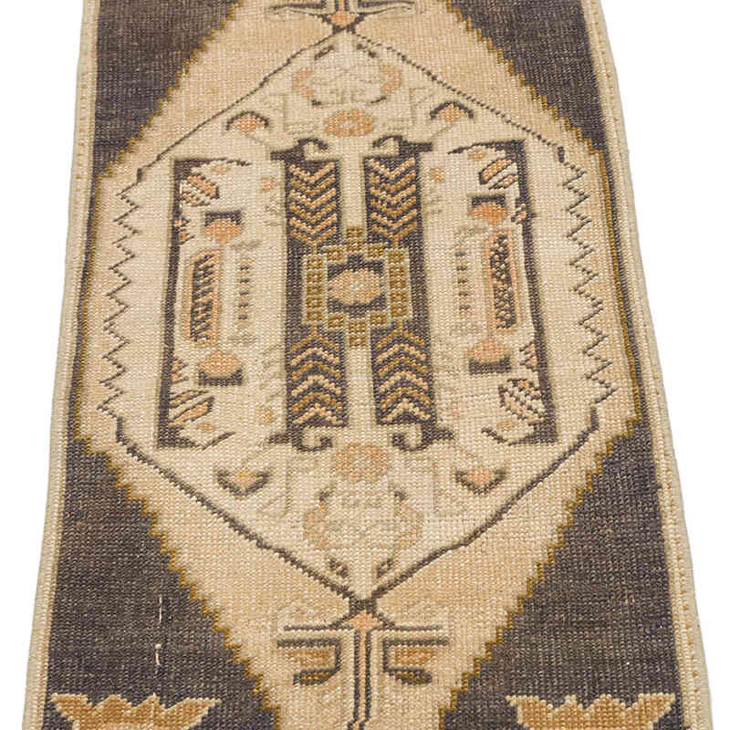 Vintage Turkish Hand-Knotted Rug - 1' 5" x 3' 8" (17" x 44") - K0074883