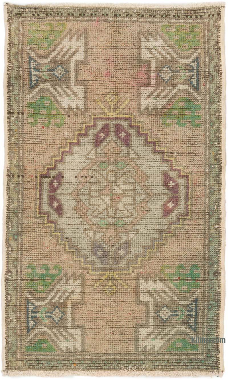 Vintage Turkish Hand-Knotted Rug - 1' 10" x 2' 11" (22" x 35") - K0074887