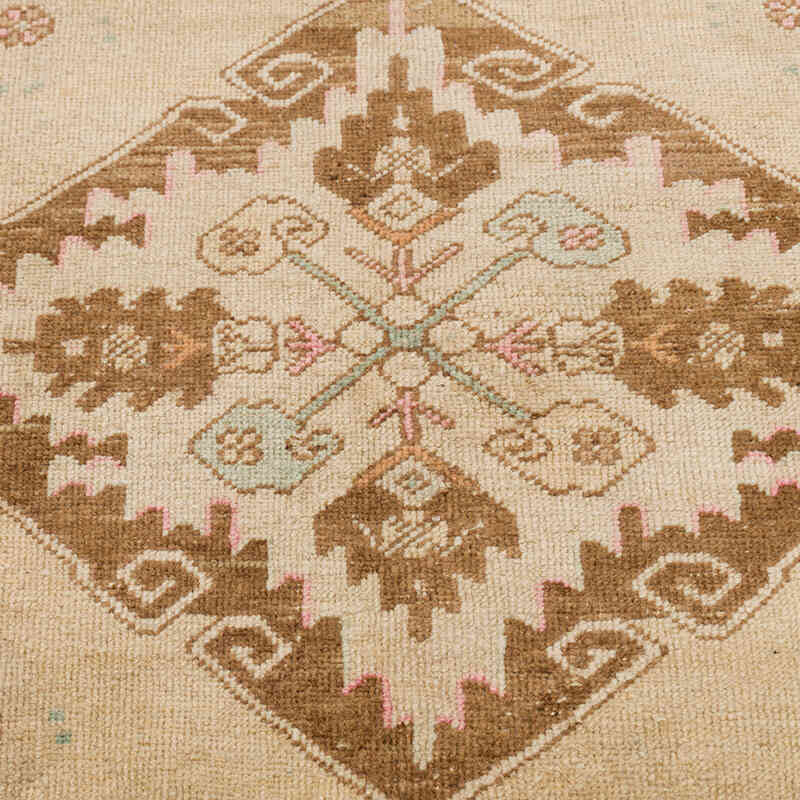 Vintage Turkish Hand-Knotted Rug - 2' 2" x 2'  (26" x 24") - K0074891