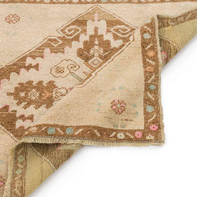 Vintage Turkish Hand-Knotted Rug - 2' 2" x 2'  (26" x 24") - K0074891