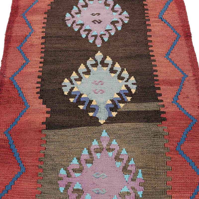 Vintage Anatolian Kilim Rug - 1' 7" x 3' 4" (19" x 40") - K0074892