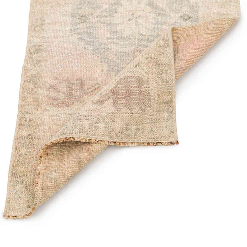 El Dokuma Vintage Halı - 50 cm x 105 cm - K0074893