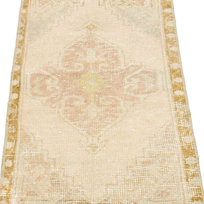 Alfombra Vintage Turca Anudada a Mano - 48 cm x 83 cm - K0074895