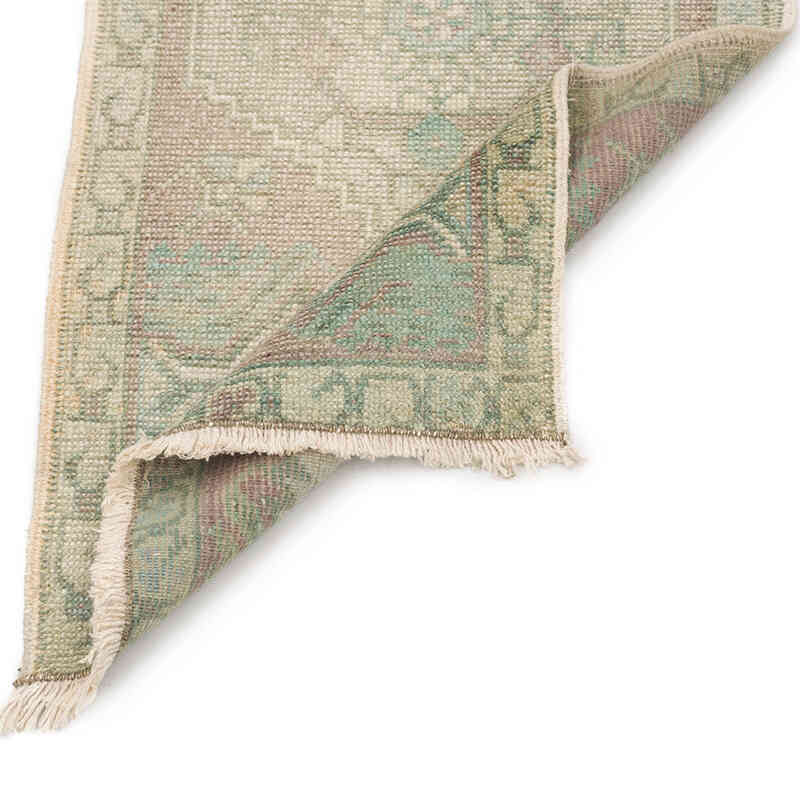 El Dokuma Vintage Halı - 45 cm x 86 cm - K0074896