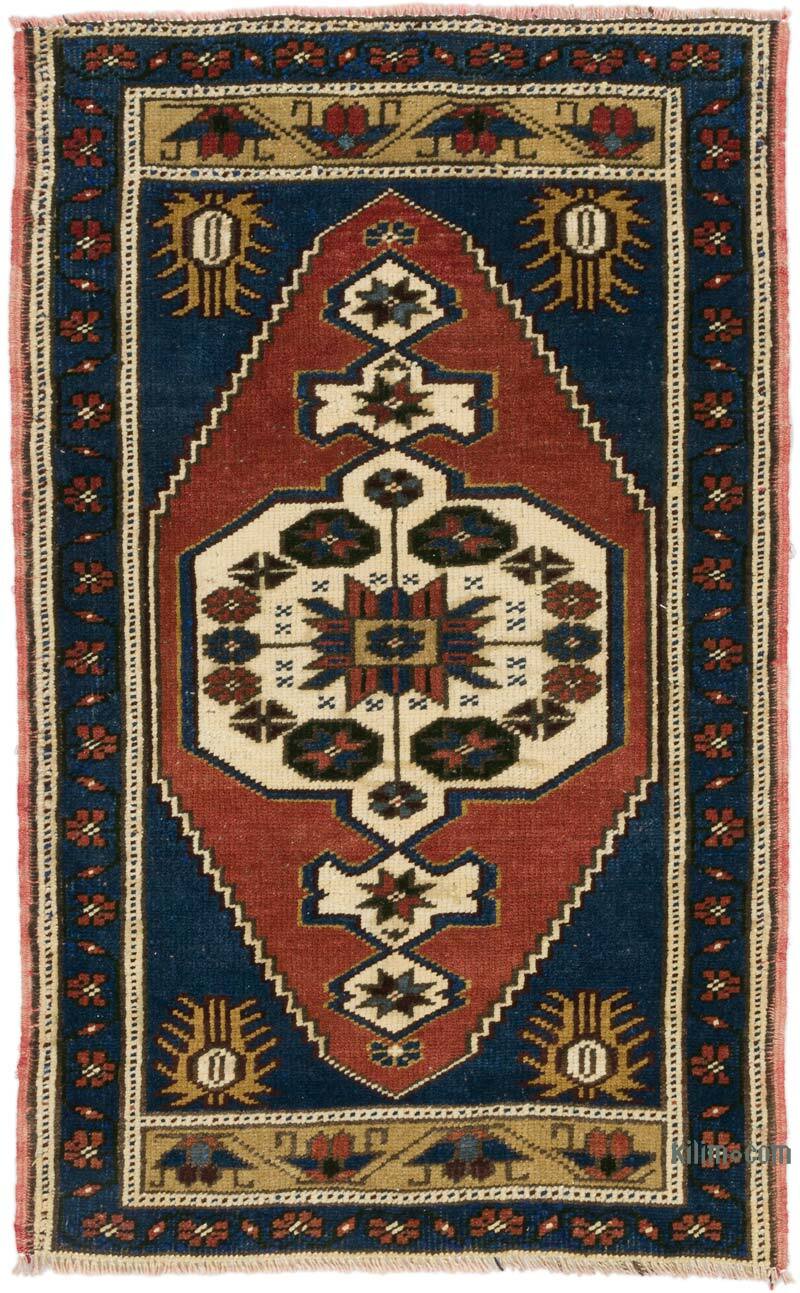 Vintage Turkish Hand-Knotted Rug - 2' 1" x 3' 4" (25" x 40") - K0074900