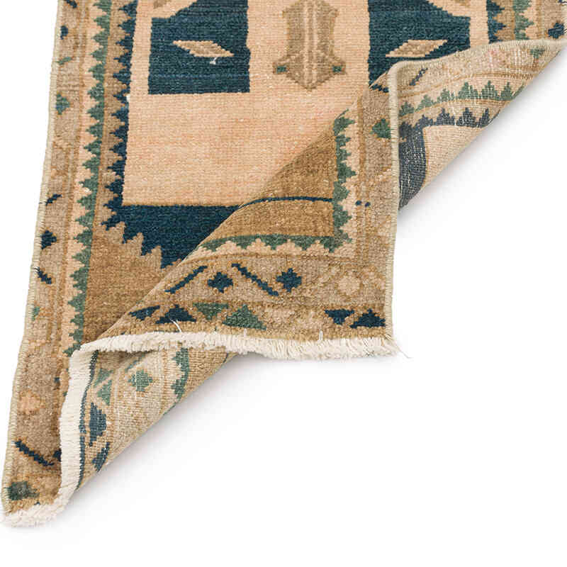 Vintage Turkish Hand-Knotted Rug - 1' 6" x 3' 4" (18" x 40") - K0074903