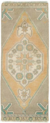 El Dokuma Vintage Halı - 38 cm x 93 cm