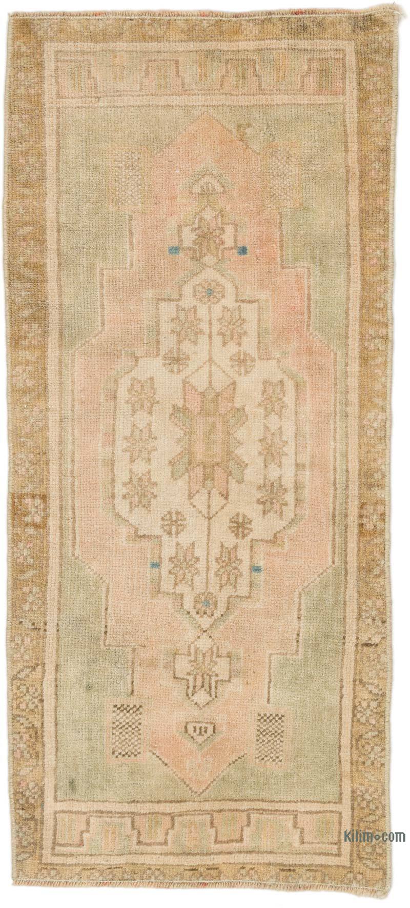 Vintage Turkish Hand-Knotted Rug - 1' 6" x 3' 6" (18" x 42") - K0074910