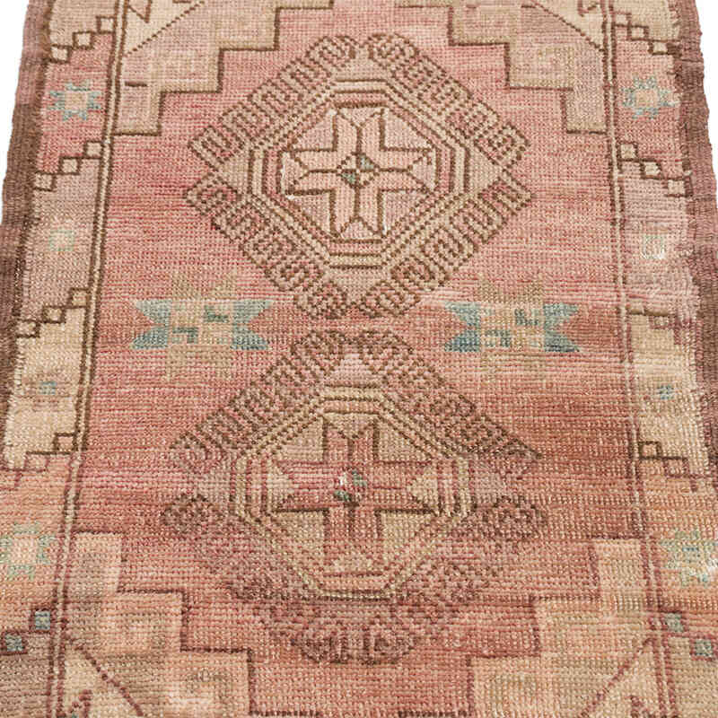 Vintage Turkish Hand-Knotted Rug - 1' 7" x 3' 2" (19" x 38") - K0074915