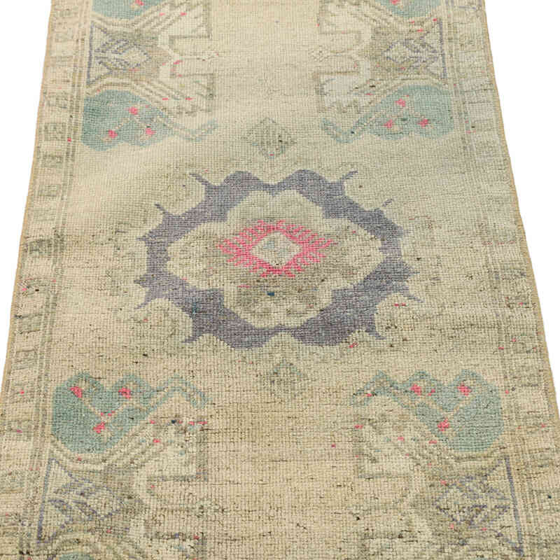 Vintage Turkish Hand-Knotted Rug - 1' 8" x 2' 11" (20" x 35") - K0074918