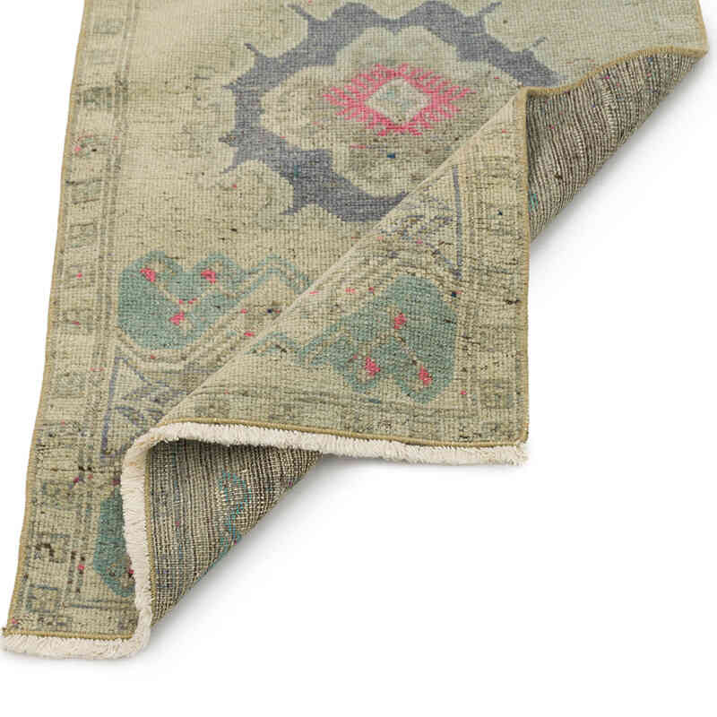 Vintage Turkish Hand-Knotted Rug - 1' 8" x 2' 11" (20" x 35") - K0074918
