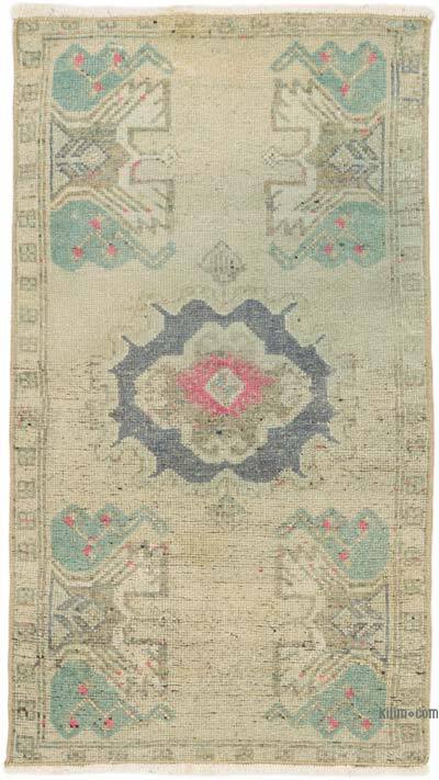 El Dokuma Vintage Halı - 50 cm x 90 cm