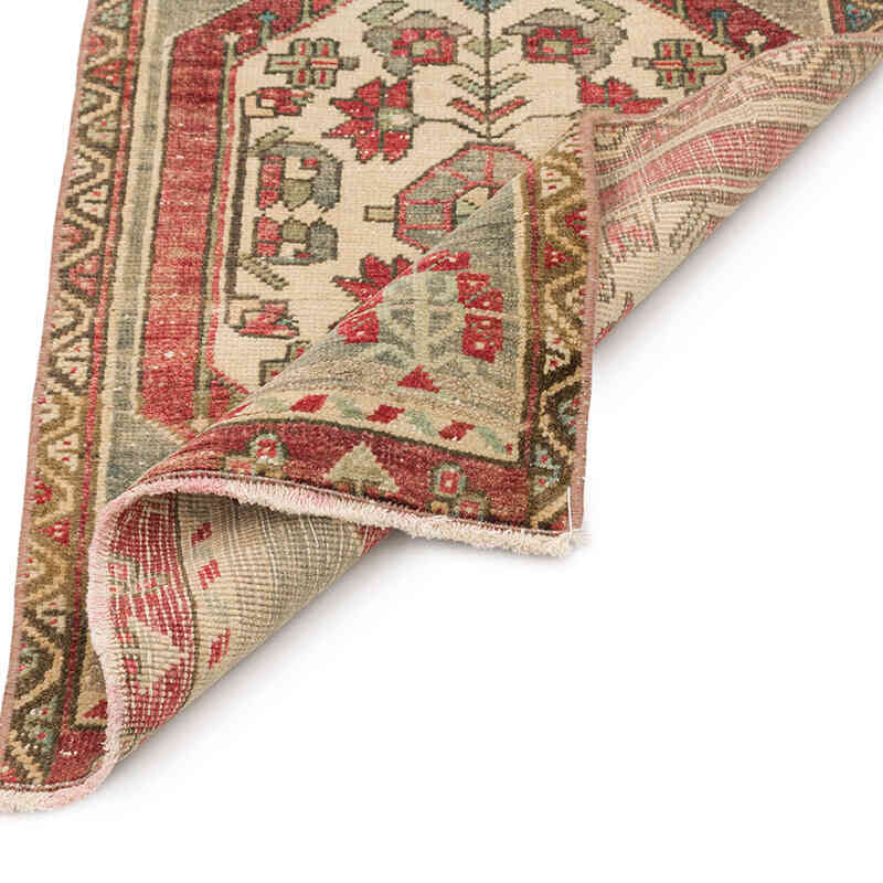 Alfombra Vintage Turca Anudada a Mano - 48 cm x 74 cm - K0074920
