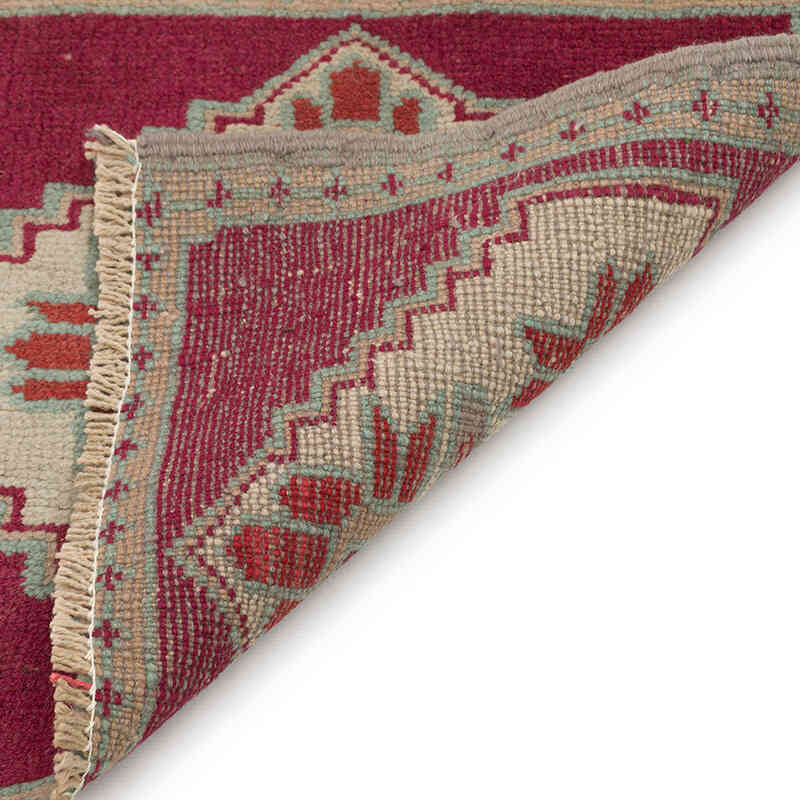 El Dokuma Vintage Halı - 50 cm x 45 cm - K0074921