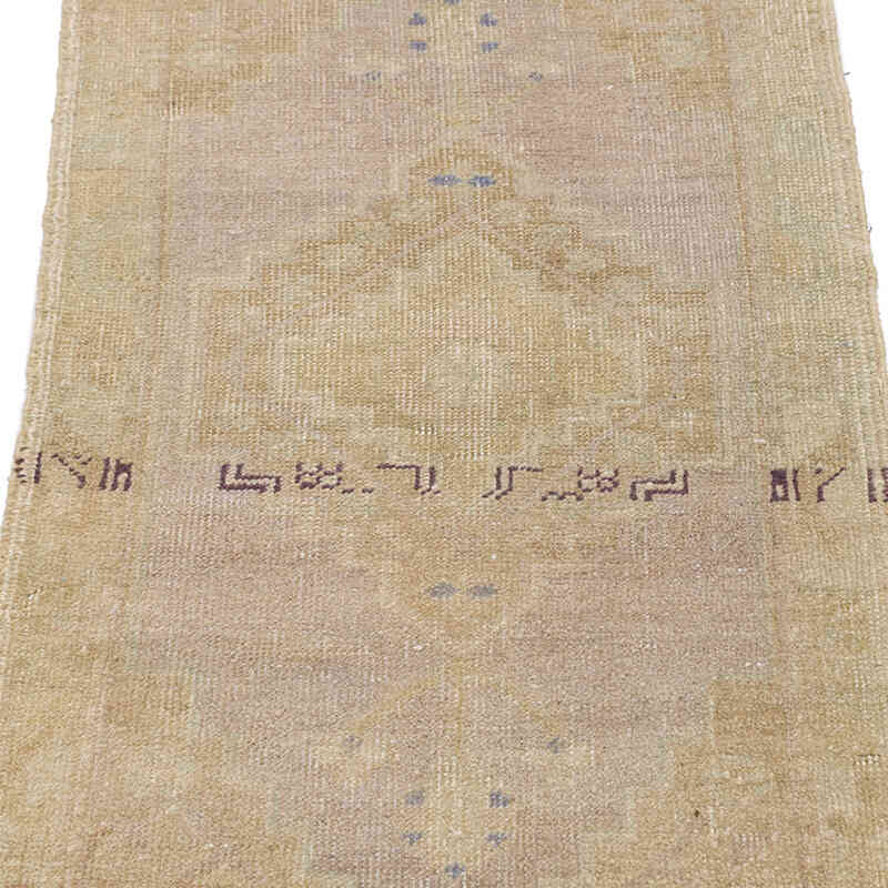 Vintage Turkish Hand-Knotted Rug - 1' 7" x 3' 4" (19" x 40") - K0074924