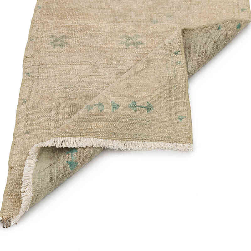 El Dokuma Vintage Halı - 54 cm x 90 cm - K0074925