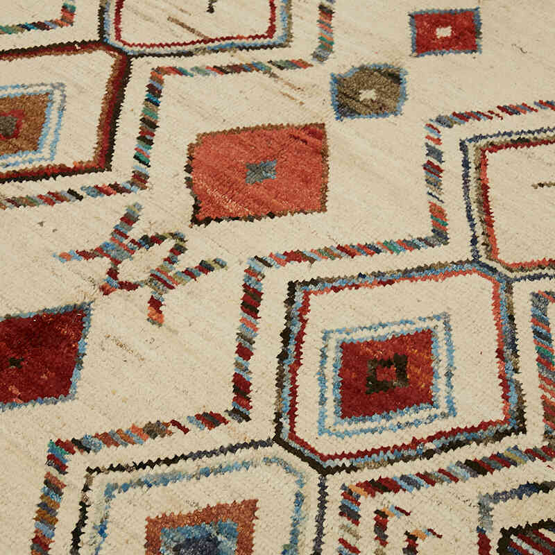 Nueva Alfombra Tejida a Mano de Estilo Marroquí - 201 cm x 291 cm - K0074927