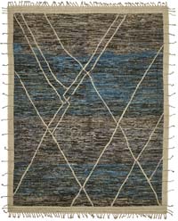 Yeni Fas Tarzı El Dokuma Halı - 280 cm x 363 cm