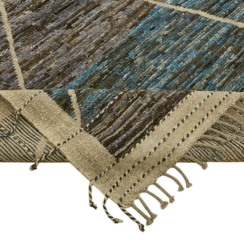 New Moroccan Style Hand-Knotted Rug - 9' 2" x 11' 11" (110" x 143") - K0074928