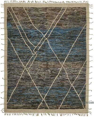 Nueva Alfombra Tejida a Mano de Estilo Marroquí - 280 cm x 363 cm