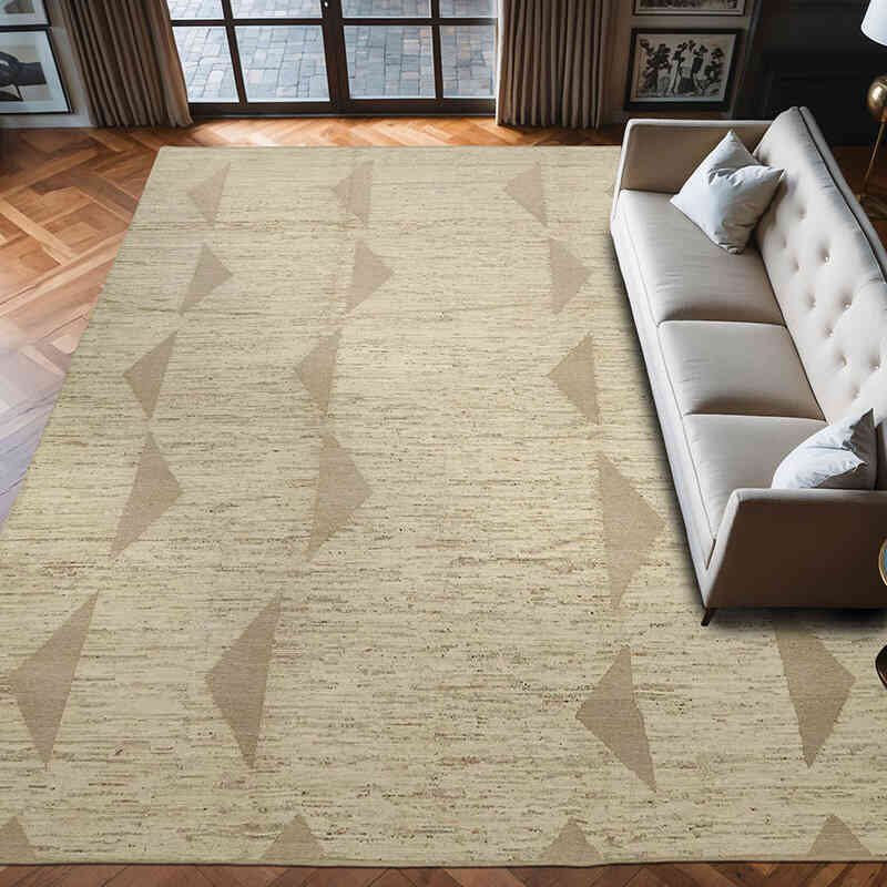 New Moroccan Style Hand-Knotted Rug - 10' 2" x 13' 8" (122" x 164") - K0074930