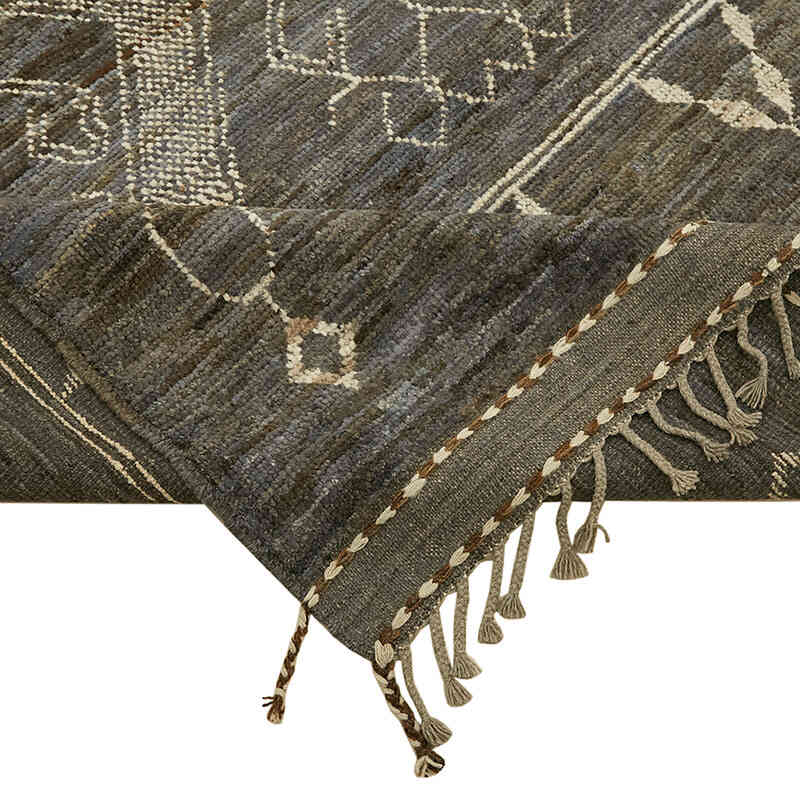 Nueva Alfombra Tejida a Mano de Estilo Marroquí - 283 cm x 370 cm - K0074935