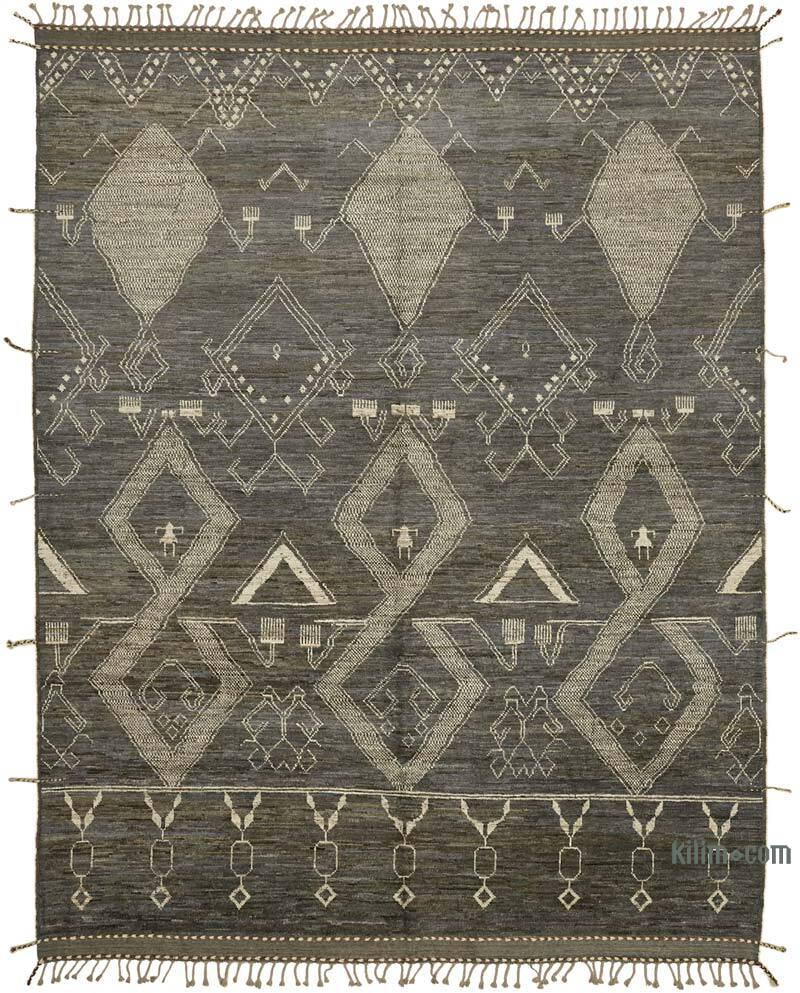 Nueva Alfombra Tejida a Mano de Estilo Marroquí - 283 cm x 370 cm - K0074935