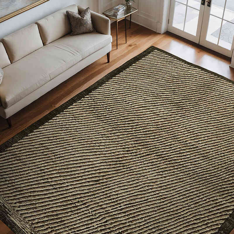 Nueva Alfombra Tejida a Mano de Estilo Marroquí - 283 cm x 345 cm - K0074952