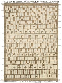 Yeni Fas Tarzı El Dokuma Halı - 278 cm x 396 cm