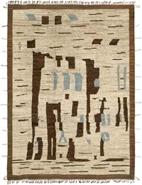Yeni Fas Tarzı El Dokuma Halı - 274 cm x 378 cm
