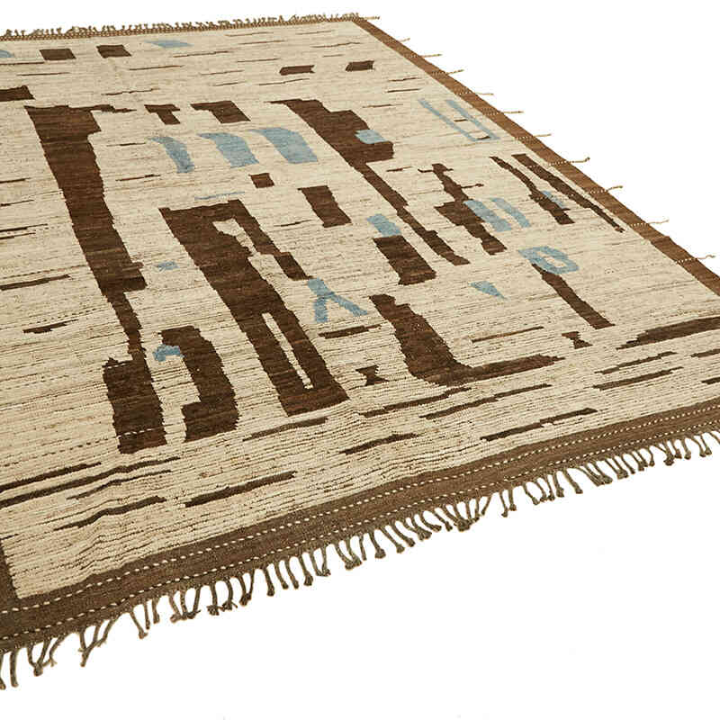 New Moroccan Style Hand-Knotted Rug - 9'  x 12' 5" (108" x 149") - K0074964