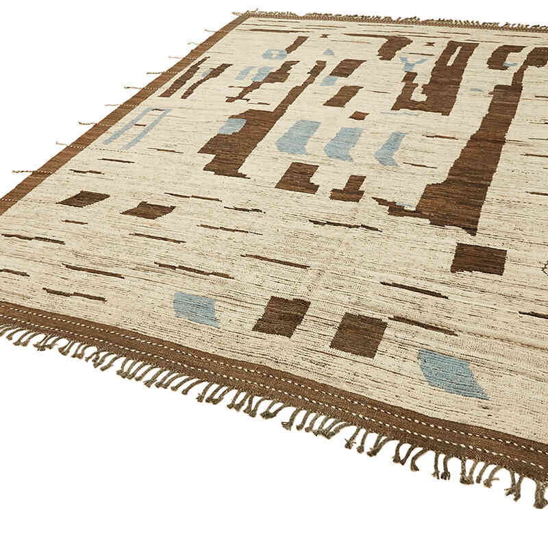 New Moroccan Style Hand-Knotted Rug - 9'  x 12' 5" (108" x 149") - K0074964