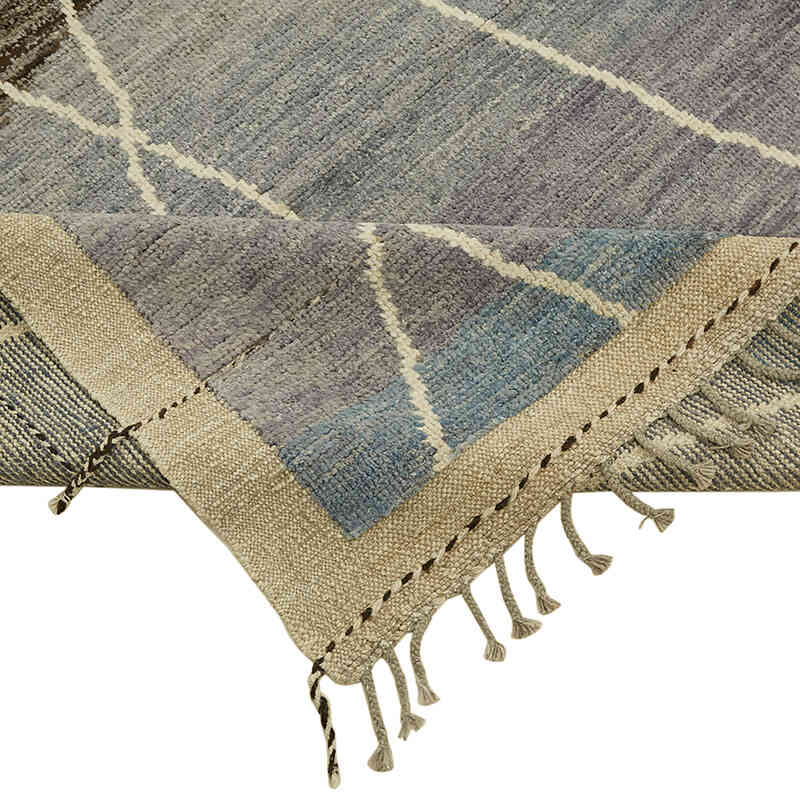 New Moroccan Style Hand-Knotted Rug - 9' 2" x 12' 2" (110" x 146") - K0074966
