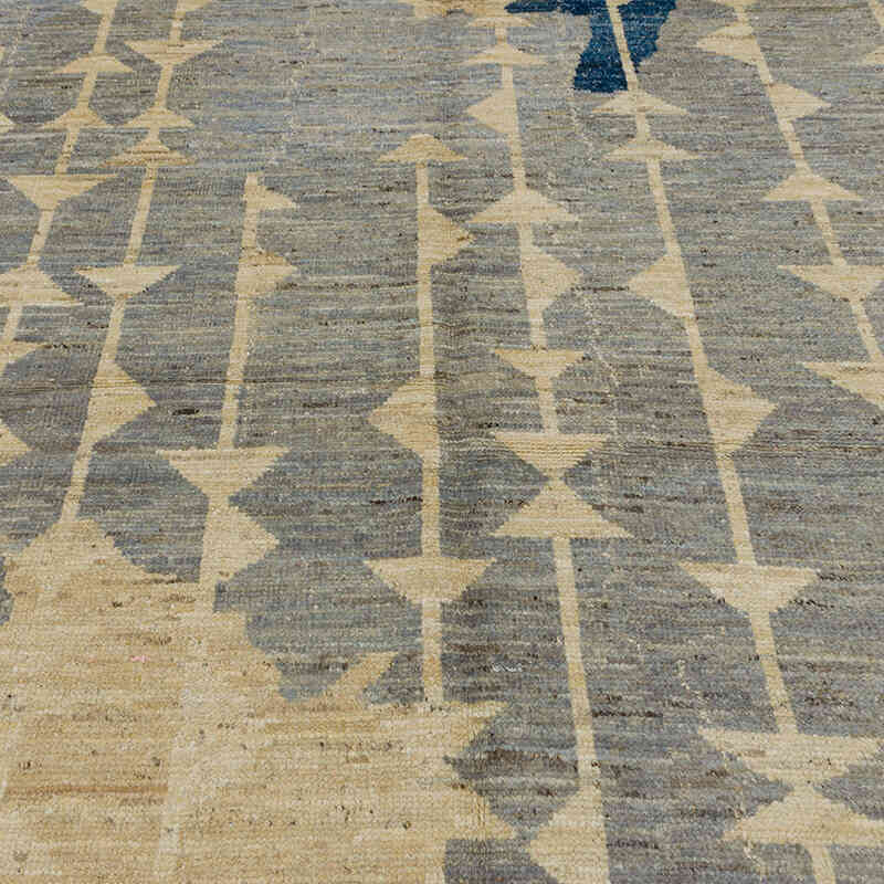 Nueva Alfombra Tejida a Mano de Estilo Marroquí - 273 cm x 382 cm - K0074970