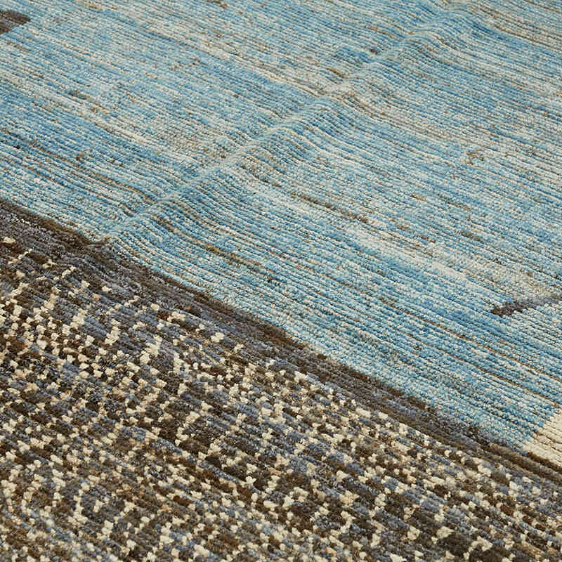 New Moroccan Style Hand-Knotted Rug - 9' 5" x 11' 7" (113" x 139") - K0074971