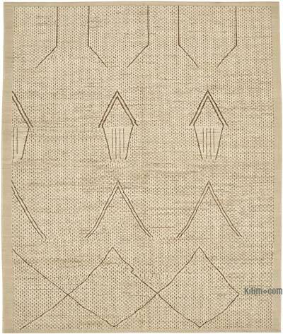Nueva Alfombra Tejida a Mano de Estilo Marroquí - 304 cm x 370 cm
