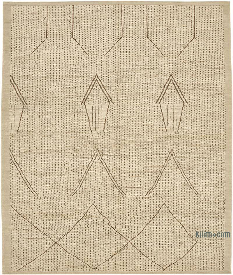 Nueva Alfombra Tejida a Mano de Estilo Marroquí - 304 cm x 370 cm - K0074972