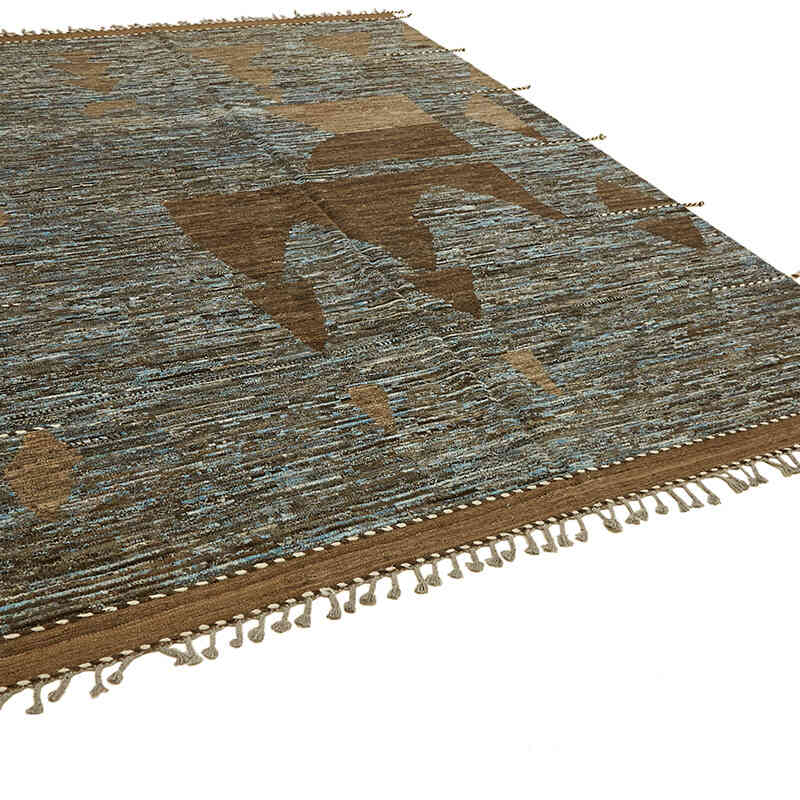 Nueva Alfombra Tejida a Mano de Estilo Marroquí - 286 cm x 380 cm - K0074981