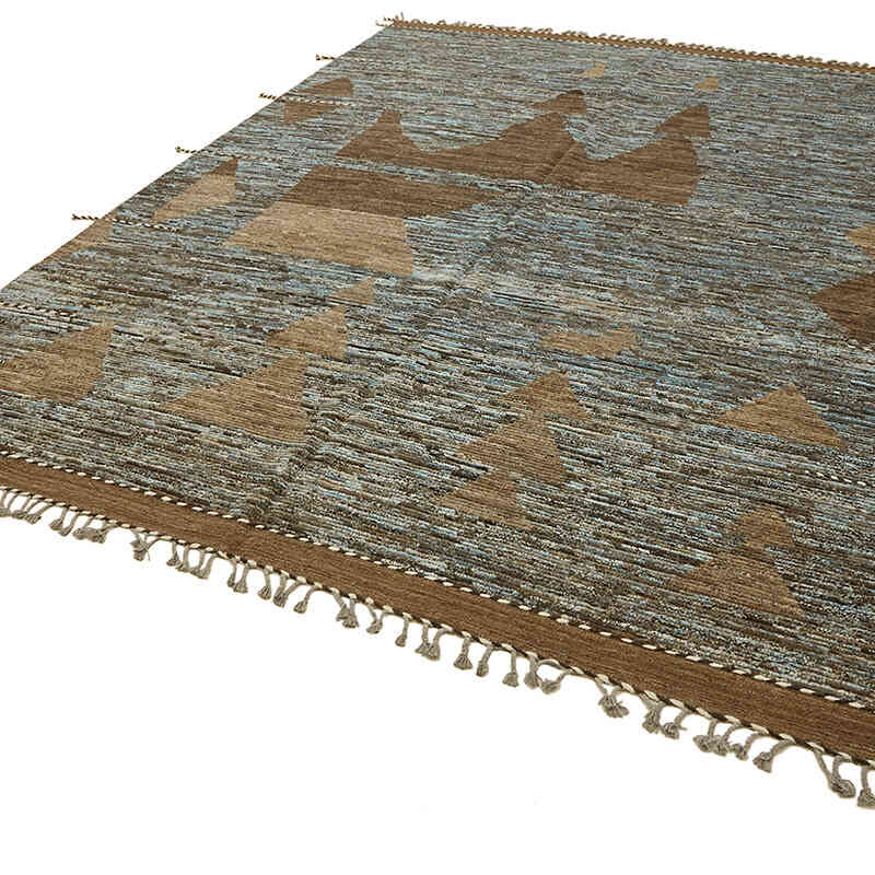 Nueva Alfombra Tejida a Mano de Estilo Marroquí - 286 cm x 380 cm - K0074981