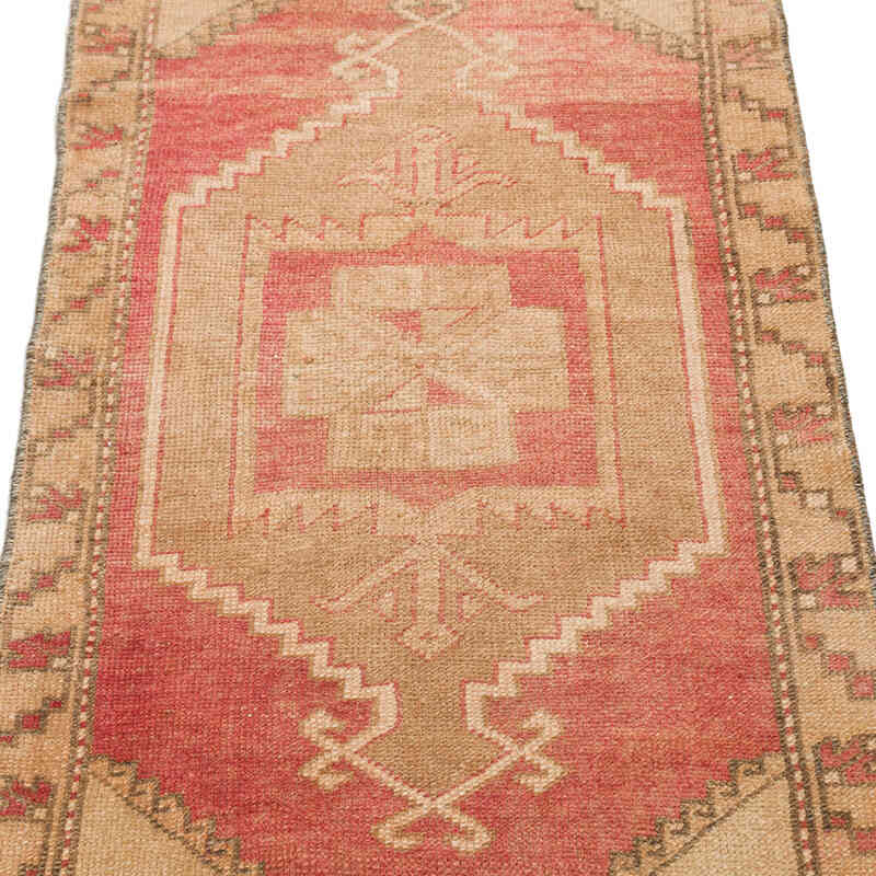 El Dokuma Vintage Halı - 53 cm x 83 cm - K0074988