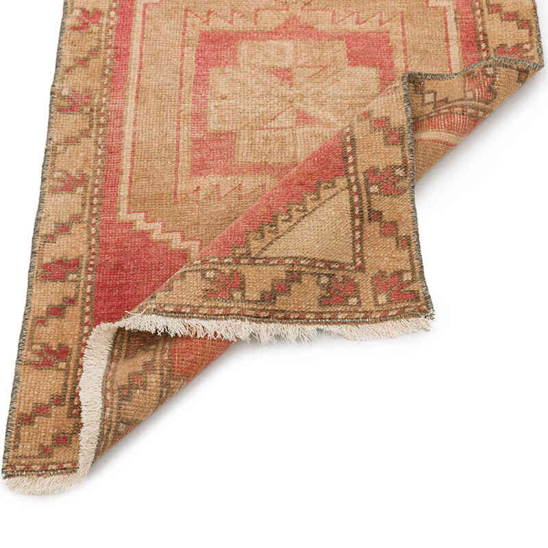 El Dokuma Vintage Halı - 53 cm x 83 cm - K0074988