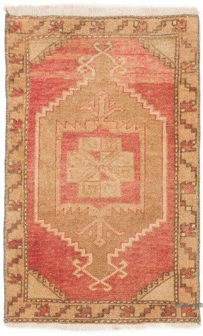 El Dokuma Vintage Halı - 53 cm x 83 cm
