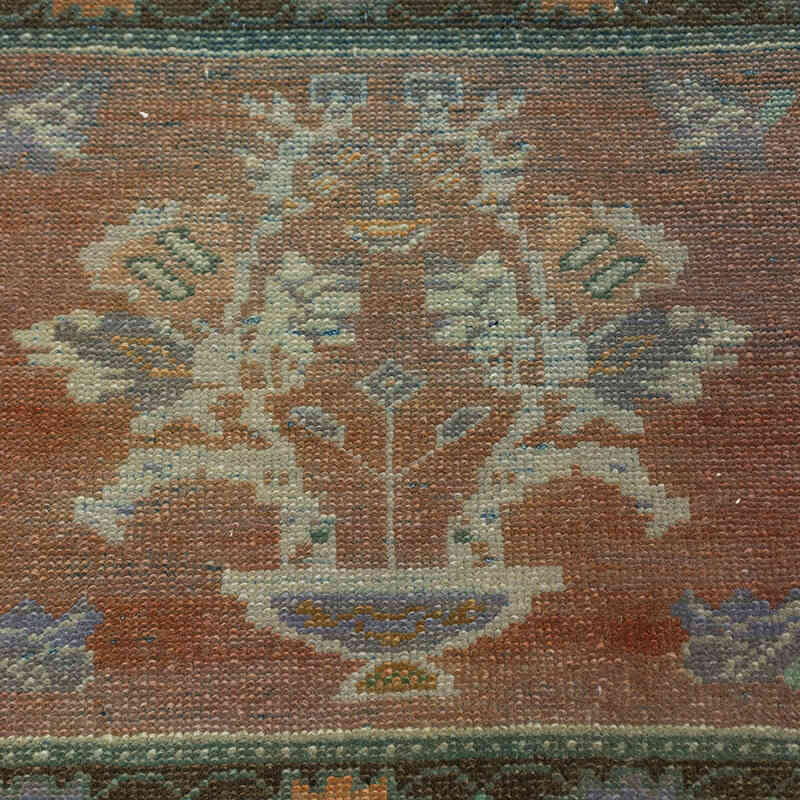 Alfombra Vintage Turca Anudada a Mano - 62 cm x 58 cm - K0074990