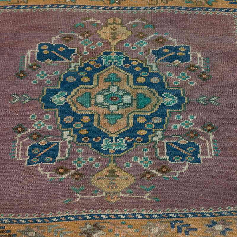 Vintage Turkish Hand-Knotted Rug - 2' 6" x 2' 4" (30" x 28") - K0074992