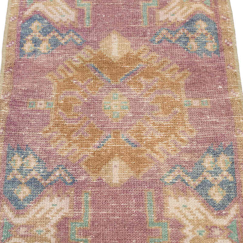 Alfombra Vintage Turca Anudada a Mano - 48 cm x 84 cm - K0074997