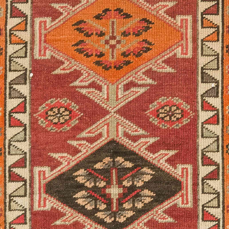 Vintage Tribal Runner Rug - 2' 9" x 11' 8" (33" x 140") - K0075022