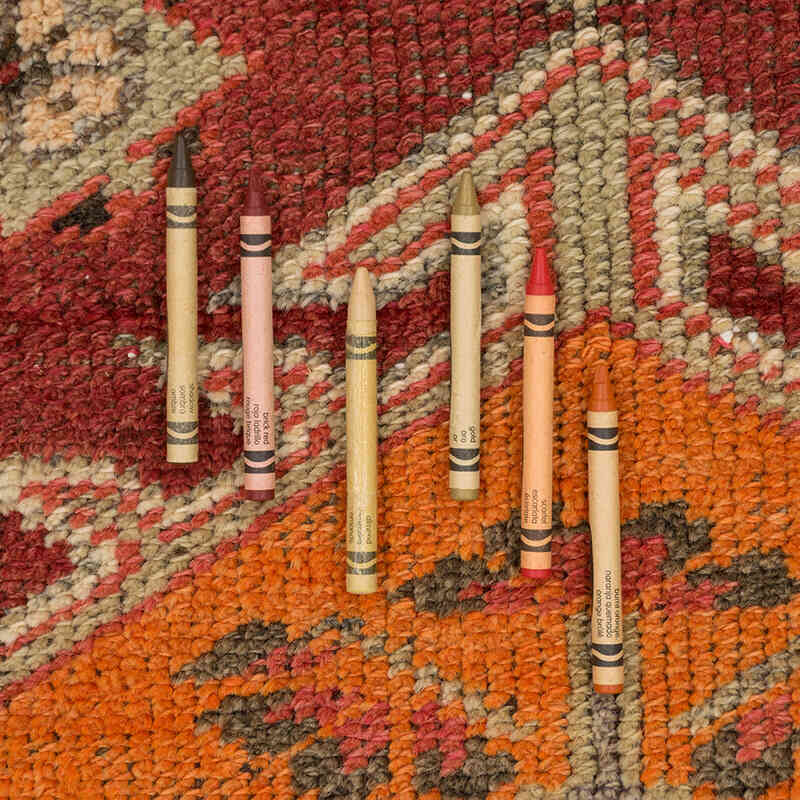 Vintage Tribal Runner Rug - 2' 9" x 11' 8" (33" x 140") - K0075022