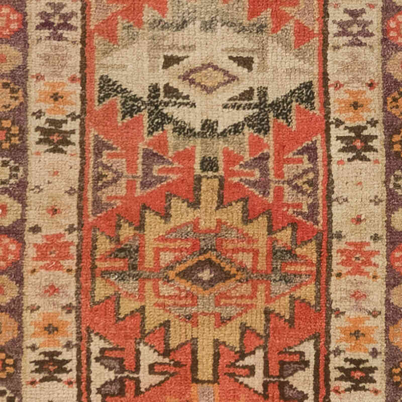 Vintage Tribal Runner Rug - 2' 7" x 13' 11" (31" x 167") - K0075023