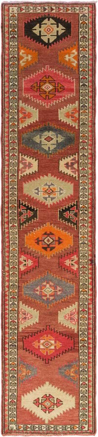 Vintage Anadolu Yolluk - 85 cm x 386 cm
