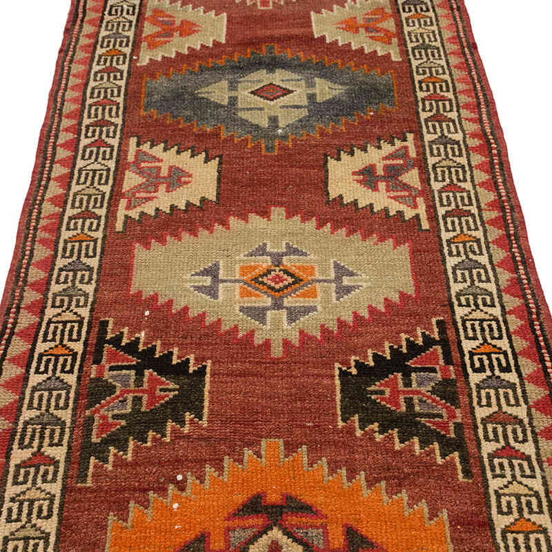 Alfombra Vintage de pasillo - 85 cm x 386 cm - K0075024